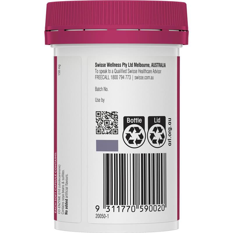 Load image into Gallery viewer, Swisse Ultiboost Co-Enzyme Q10 150mg 50 Capsules
