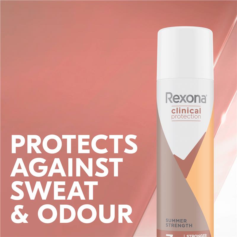 Load image into Gallery viewer, Rexona Women Clinical Protection Antiperspirant Aerosol Summer Strength 180ml
