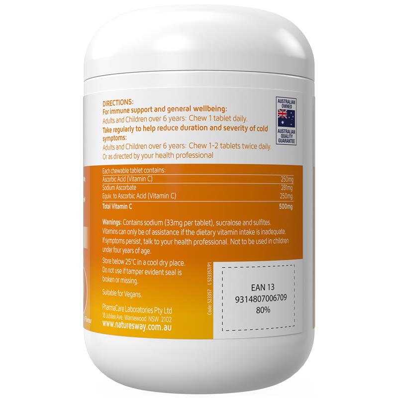 Load image into Gallery viewer, Nature's Way Vitamin C 500mg 300 Tablets
