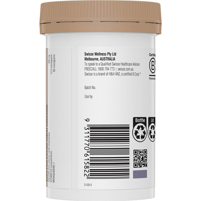Load image into Gallery viewer, Swisse Ultiboost Calcium + D3 + K2 60 Tablets
