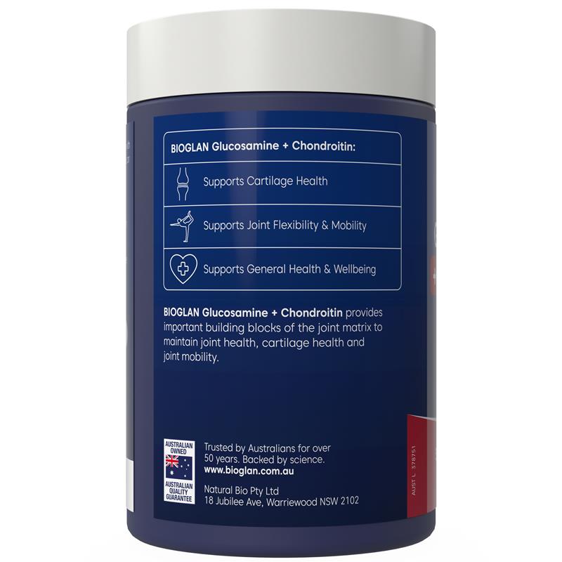 Load image into Gallery viewer, Bioglan Glucosamine + Chondroitin 180 Tablets
