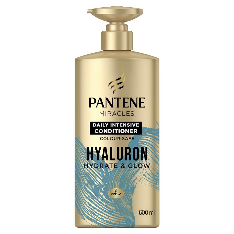 Load image into Gallery viewer, Pantene Miracles Hyaluron Hydrate &amp; Glow Daily Intensive Conditioner 600ml
