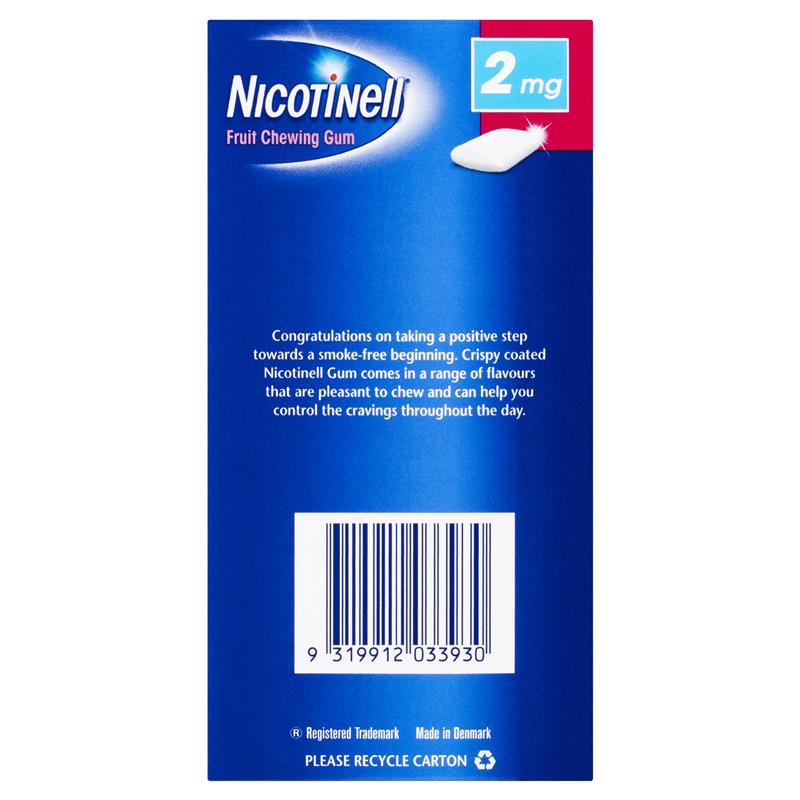 Load image into Gallery viewer, Nicotinell Chewing Gum 2mg Fruit 96
