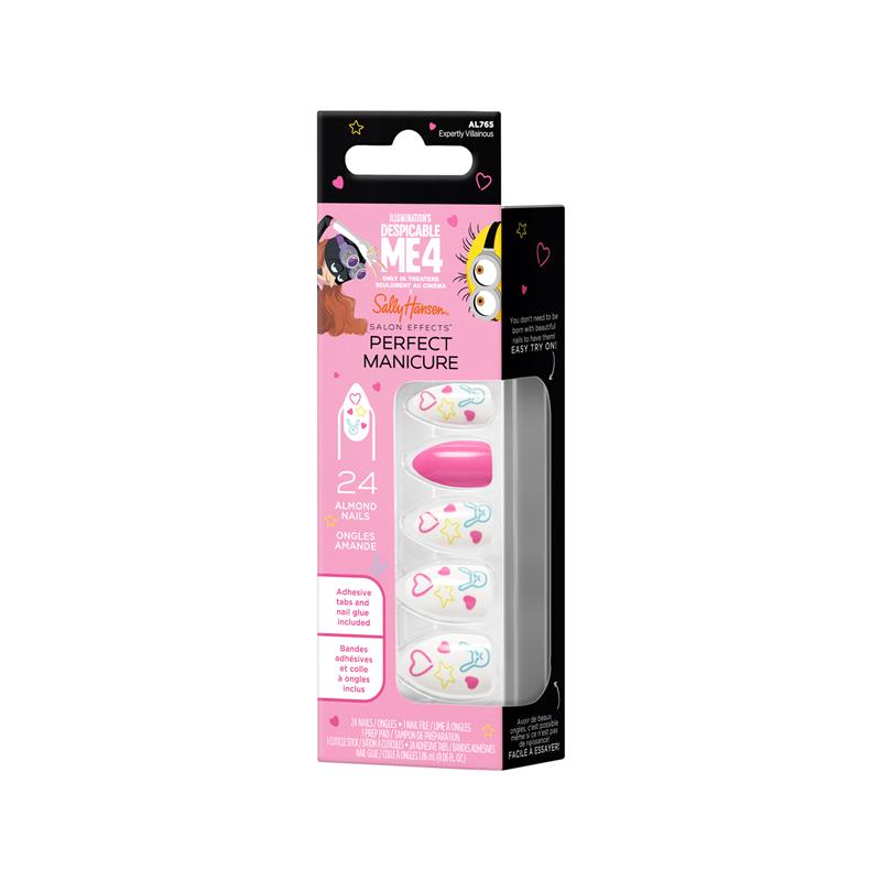 Load image into Gallery viewer, Sally Hansen Salon Effects Perfect Manicure 24 Press On Nails Expertly Villainous Limited Edition

