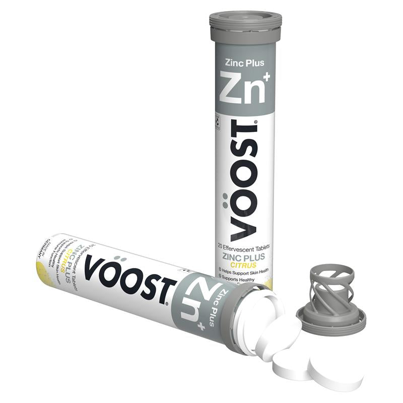 Load image into Gallery viewer, Voost Zinc Plus Effervescent 20 Tablets
