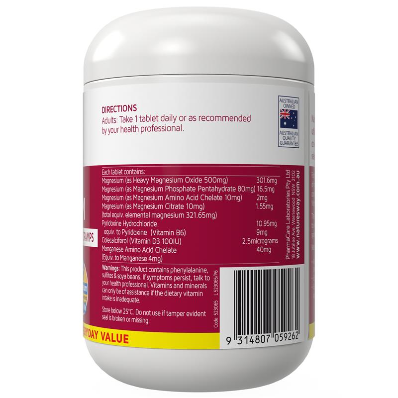 Load image into Gallery viewer, Nature's Way High Strength Magnesium 600mg 300 Tablets
