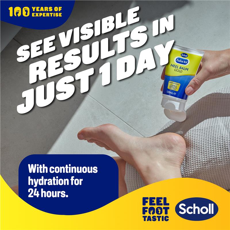 Load image into Gallery viewer, Scholl Eulactol Heel Balm Gold 120ml Twin Pack
