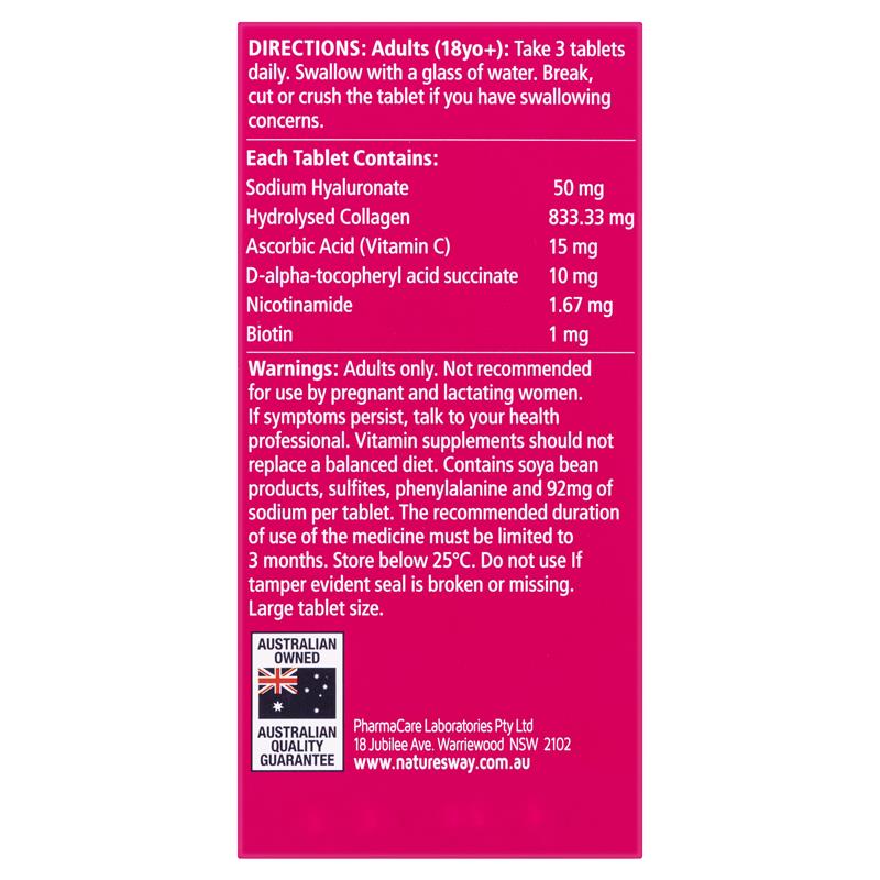 Load image into Gallery viewer, Nature's Way Beauty Collagen + Hyaluronic Acid 60 Capsules

