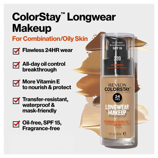Revlon Colorstay Makeup For Combination/Oily Skin Nude