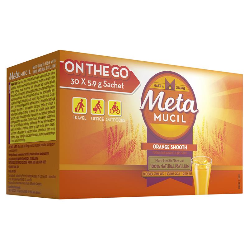 Load image into Gallery viewer, Metamucil Smooth Orange 30 Dose
