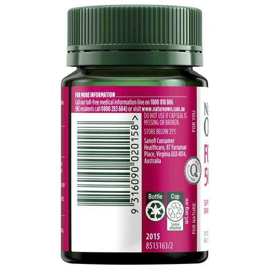 Nature's Own Folic Acid 500mcg 120 Tablets