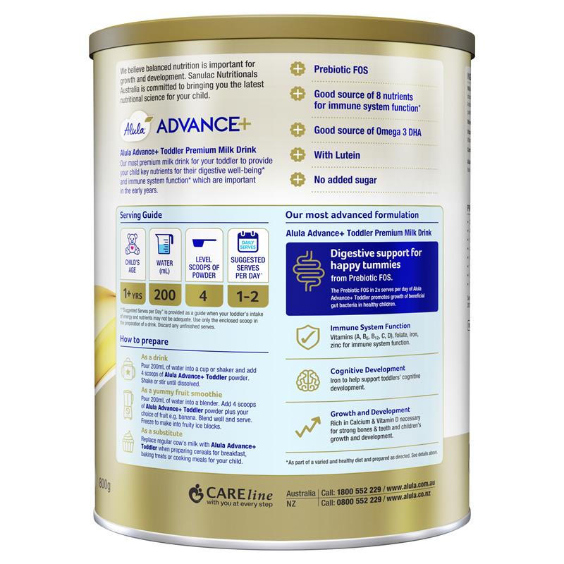 Load image into Gallery viewer, Alula Advance+ Stage 3 Toddler Milk Drink 1 Year+ 800g
