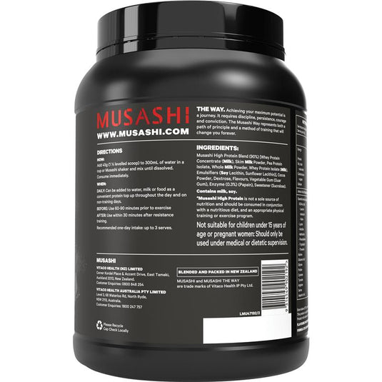 Musashi High Protein Chocolate 900g