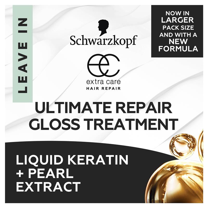 Load image into Gallery viewer, Schwarzkopf Extra Care Ultimate Repair Strengthening Repair &amp; Gloss Treatment 120ml
