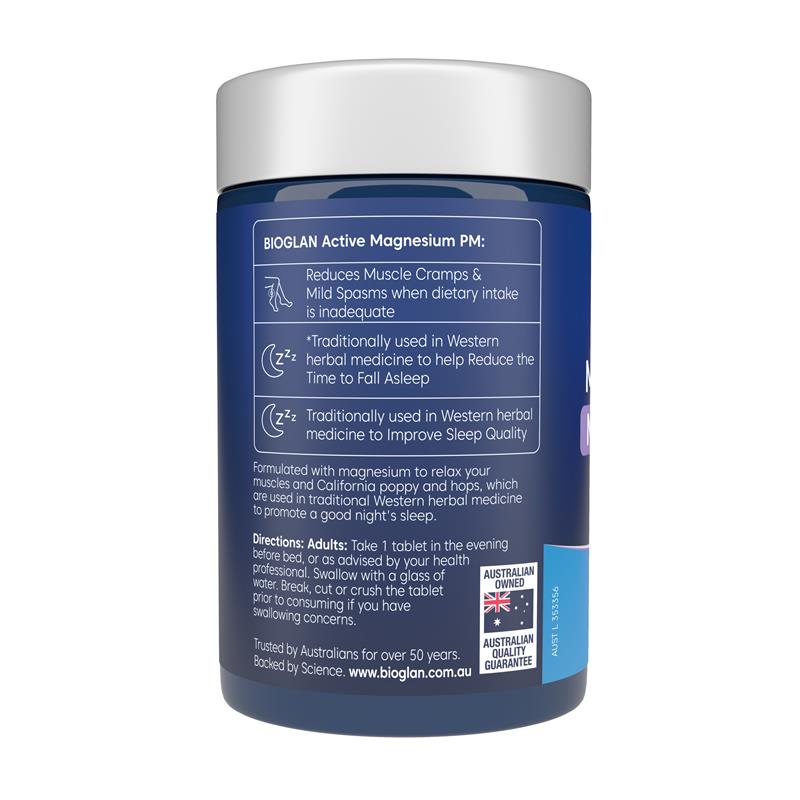 Load image into Gallery viewer, Bioglan Active Magnesium PM 150 Tablets
