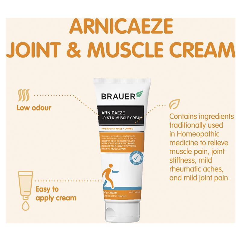 Load image into Gallery viewer, Brauer Arnicaeze Joint &amp; Muscle Cream 100g
