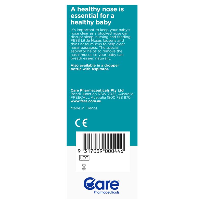 Load image into Gallery viewer, Fess Little Noses Saline Nose Spray + Aspirator 15ml
