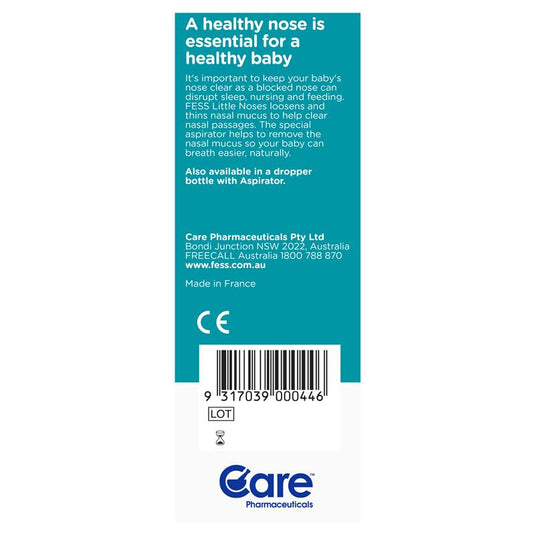 Fess Little Noses Saline Nose Spray + Aspirator 15ml