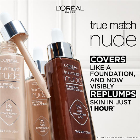 L'Oreal Paris True Match Nude Plumping Tinted Serum 3-4 Light Medium