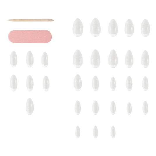 Glam By Manicare Glam Ready Pre-Glued Nails Let It Shimmer 30 Pieces