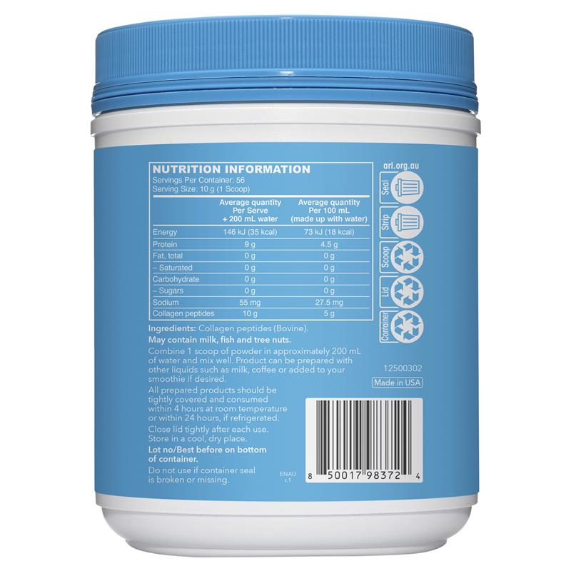 Load image into Gallery viewer, Vital Proteins Collagen Peptides Powder Unflavoured 567g Exclusive Size
