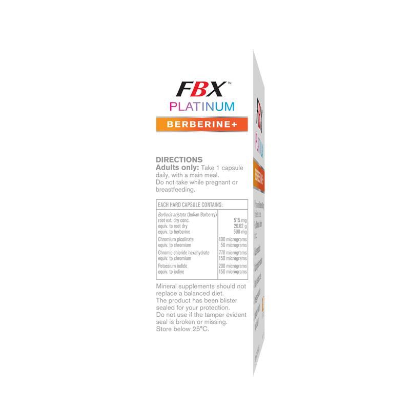 Load image into Gallery viewer, FBX Platinum Berberine+ 30 Capsules
