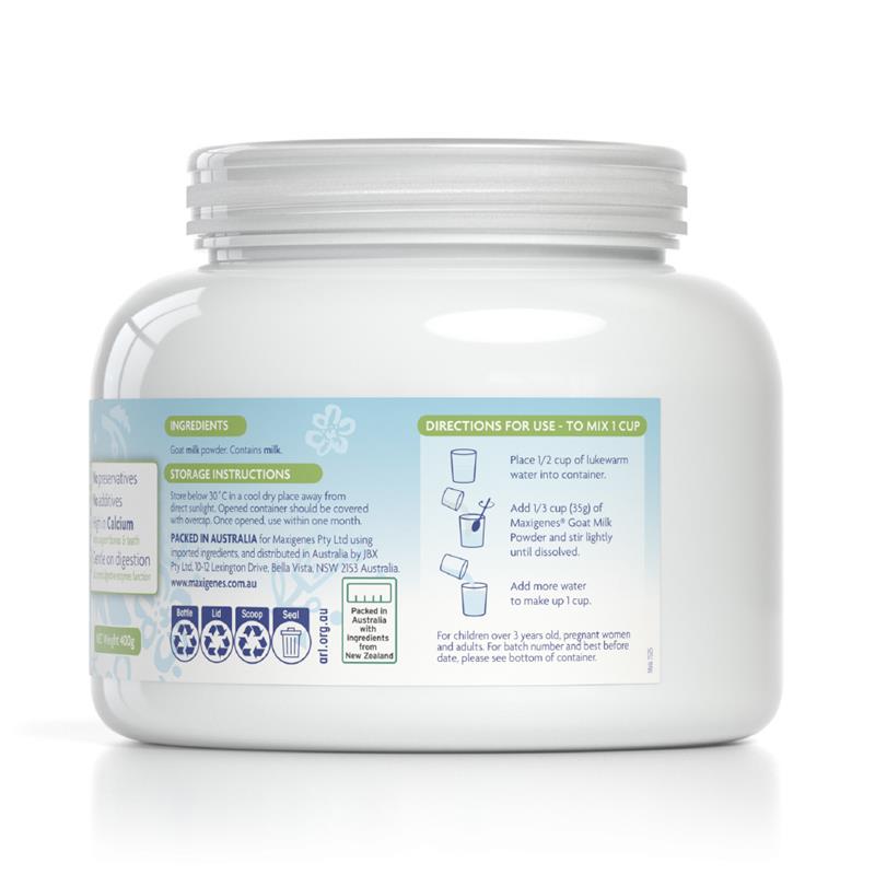 Load image into Gallery viewer, Maxigenes Goat Milk Powder 400g
