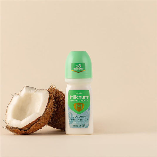 Mitchum for Women Natural Power Coconut Roll On 100ml