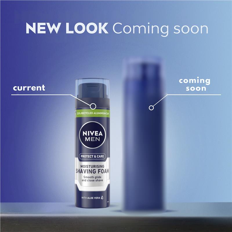 Load image into Gallery viewer, NIVEA MEN Protect &amp; Care Shaving Foam Moisturising 200ml
