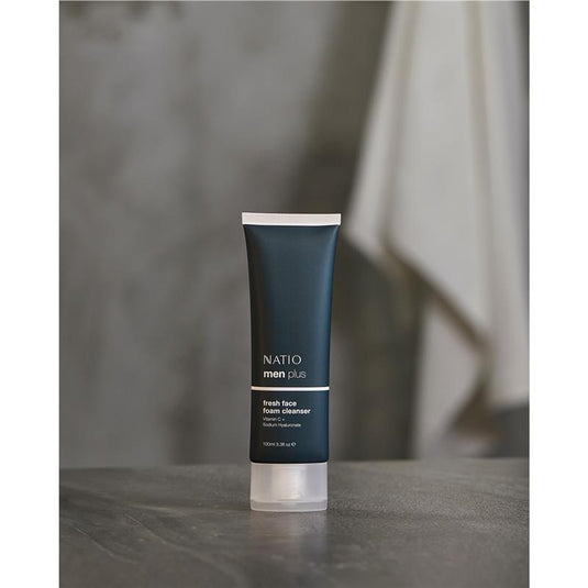 Natio Mens Plus Fresh Face Foam Cleanser 100ml