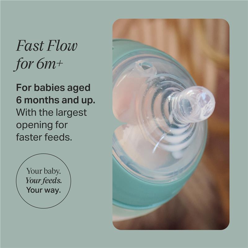 Load image into Gallery viewer, Tommee Tippee Natural Start Fast Flow Teats 2 Pack
