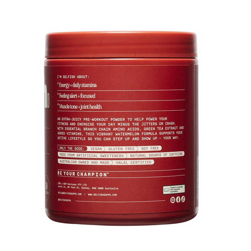 Load image into Gallery viewer, Selfish I Want Energy Juicy Watermelon Flavour 240g
