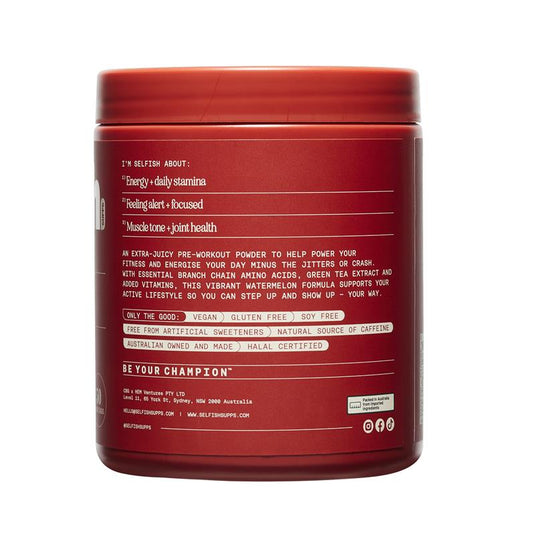 Selfish I Want Energy Juicy Watermelon Flavour 240g