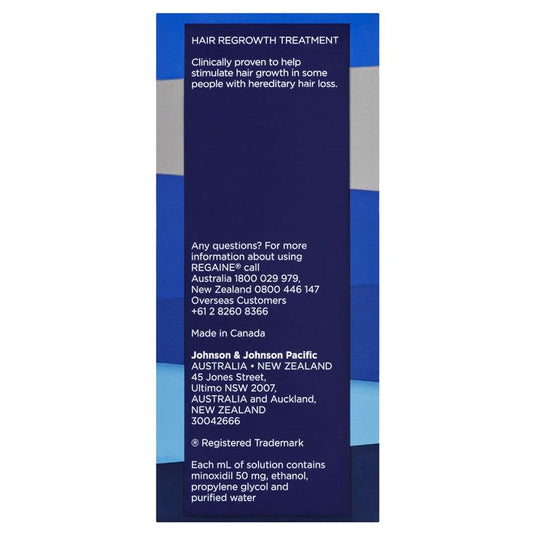 Regaine Mens 5% Minoxidil Solution Hair Regrowth Treatment 4 x 60ml