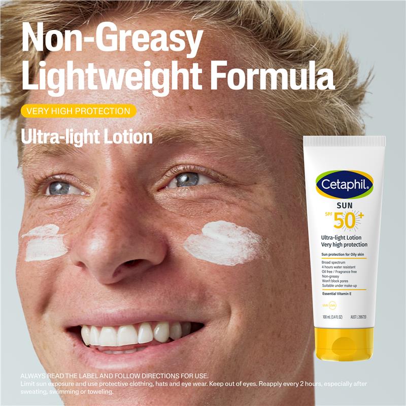 Load image into Gallery viewer, Cetaphil Sun SPF 50+ Ultra Light Lotion 100ml
