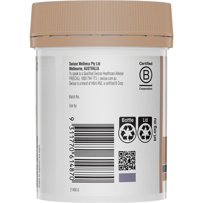 Load image into Gallery viewer, Swisse Ultiboost Magnesium Glycinate 120 Tablets
