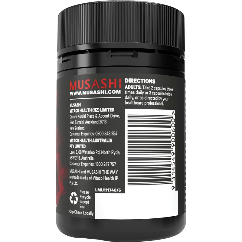 Load image into Gallery viewer, Musashi Carnitine 500mg 60 Capsules
