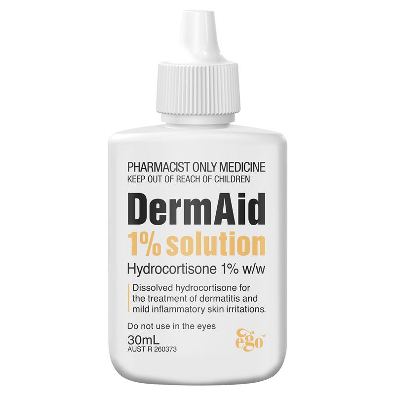 Load image into Gallery viewer, Dermaid 1% Eczema Solution 30mL - Hydrocortisone (S3)
