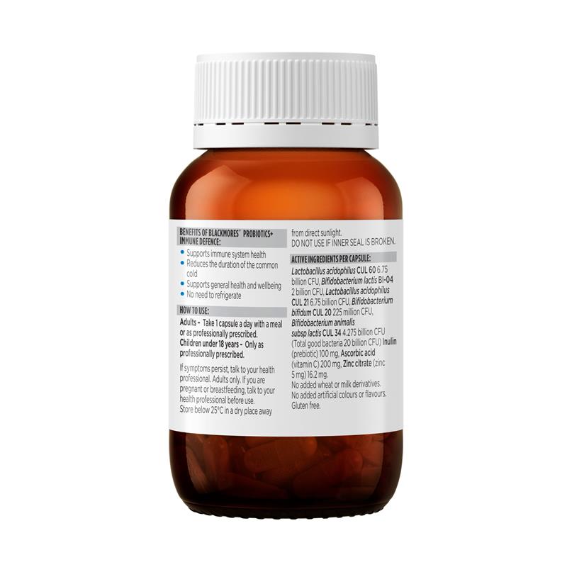 Load image into Gallery viewer, Blackmores Probiotics+ Immune Defence 30 Capsules
