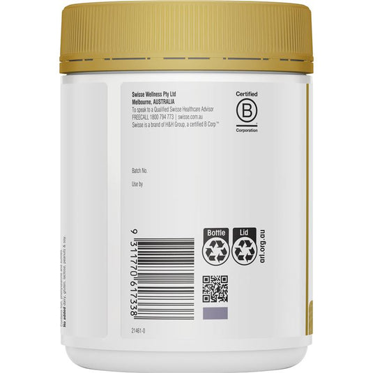 Swisse Beauty High Strength Marine Collagen+ Unflavoured Powder 189g