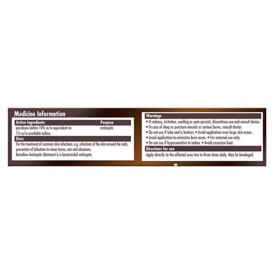Betadine Antiseptic Ointment Cream 25g
