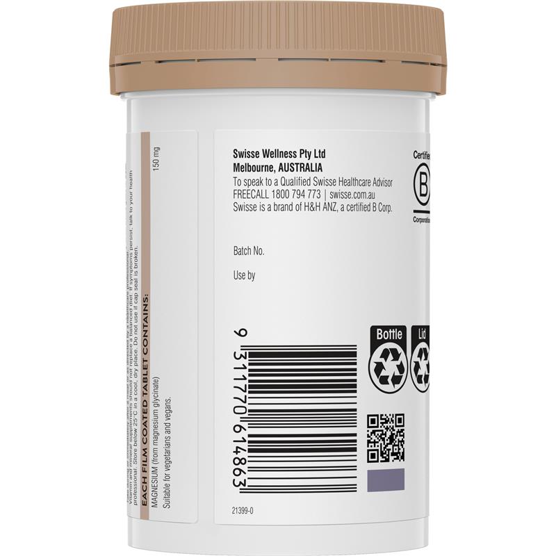 Load image into Gallery viewer, Swisse Ultiboost Magnesium Glycinate 60 Tablets
