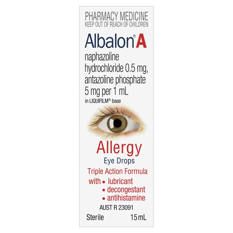 Load image into Gallery viewer, Albalon A Allergy Eye Drops 15mL
