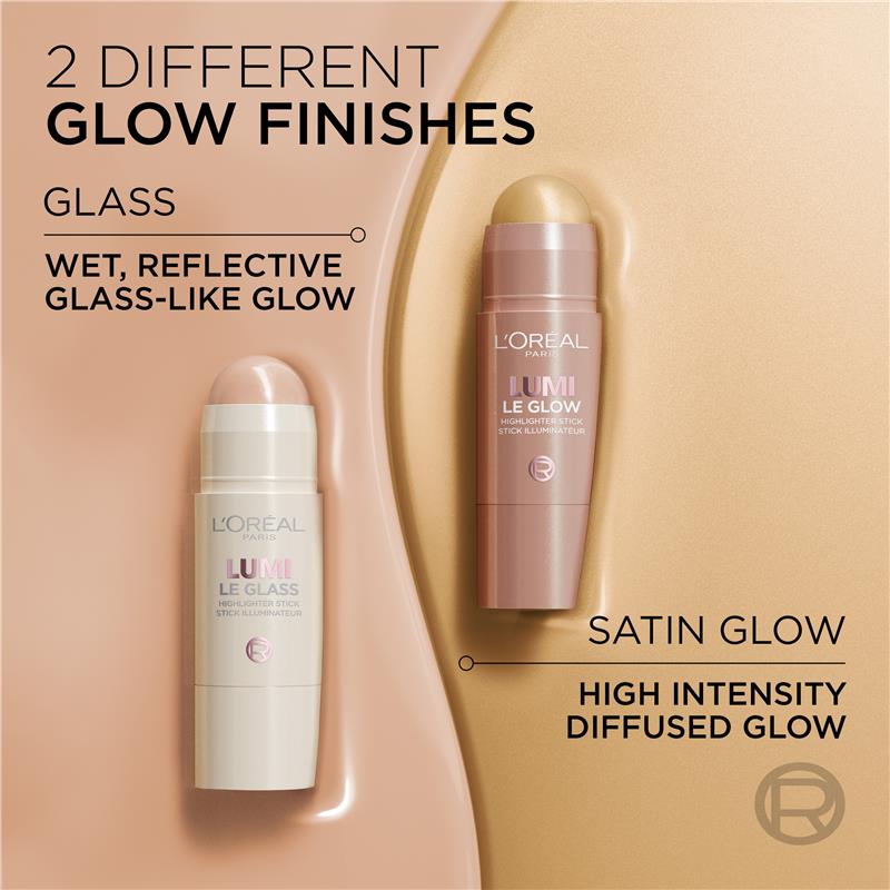 Load image into Gallery viewer, L'Oreal Paris Lumi Le Glass Highlighter Stick 620 Pink Ballet
