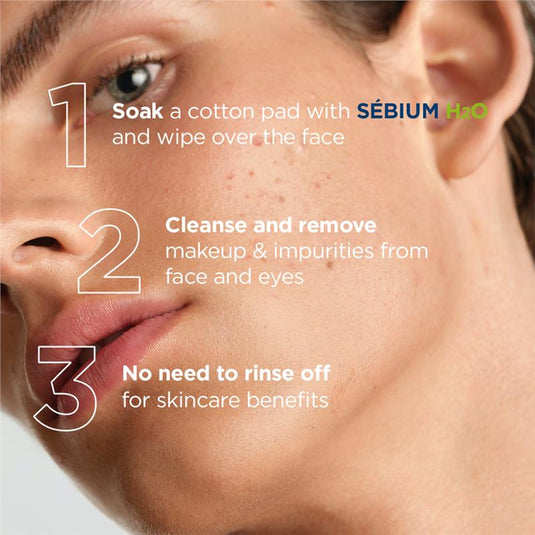 Bioderma Sebium H2O Purifying Micellar Water Cleanser for Oily Skin 500ml