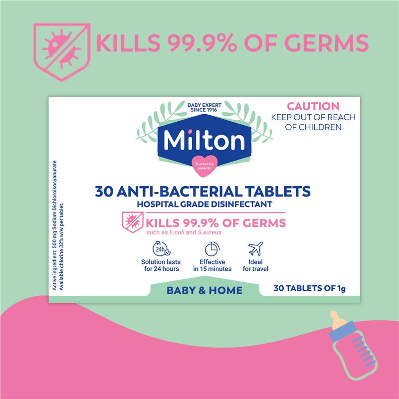 Load image into Gallery viewer, Milton Antibacterial 30 Tablets

