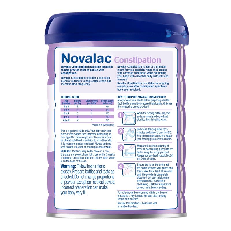Load image into Gallery viewer, Novalac IT Constipation Formula 0-12 Months 800g
