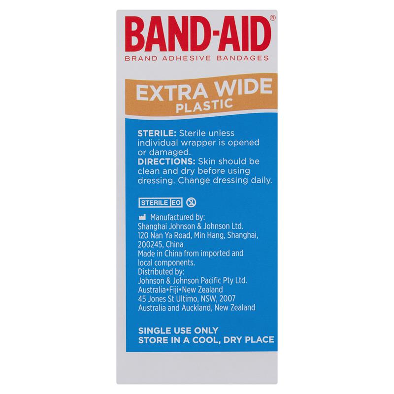 Load image into Gallery viewer, Band-Aid Extra Wide Plastic Strips 40 Pack
