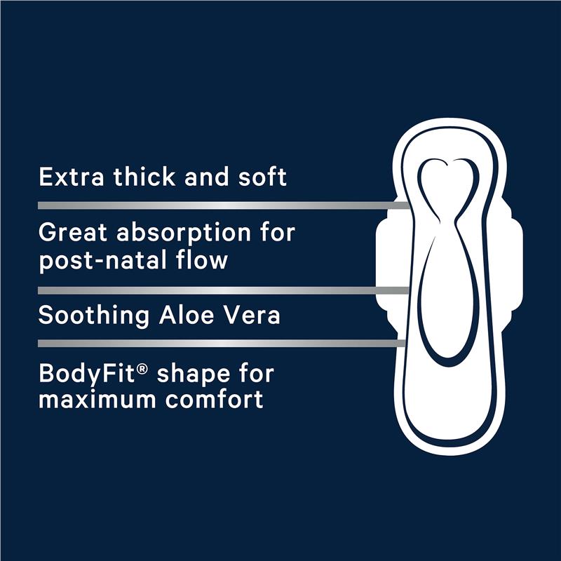 Load image into Gallery viewer, Libra Extra Long Maternity Pads Wings 10 Pack

