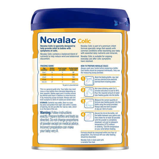 Novalac AC Colic Formula 0-12 Months 800g